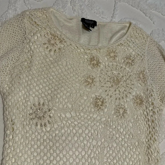 Peck & Peck Cream Top - Picture 5 of 8